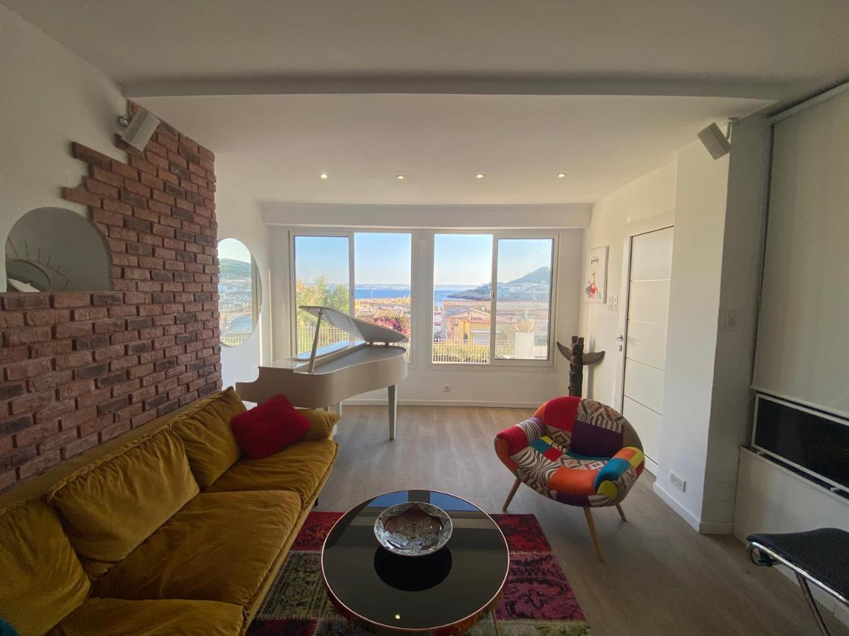 Au Coeur Du Parc National Du Massif Des Calanques, La Flibuste Des Goudes, Maison 2 Chambres, Climatisee, Jardins, Solarium, Proche Plage, Large Vue Mer 马赛 外观 照片