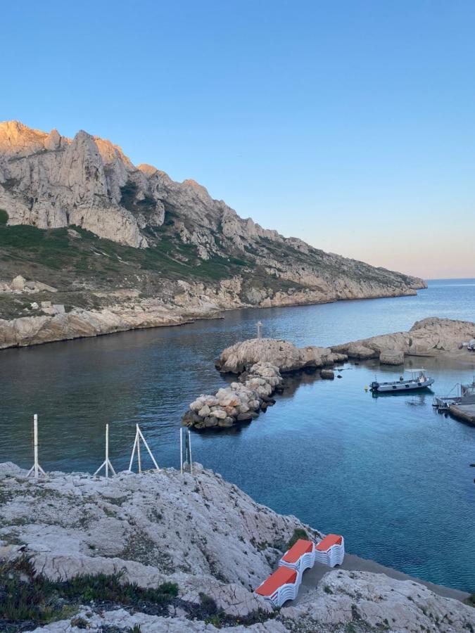 Au Coeur Du Parc National Du Massif Des Calanques, La Flibuste Des Goudes, Maison 2 Chambres, Climatisee, Jardins, Solarium, Proche Plage, Large Vue Mer 马赛 外观 照片