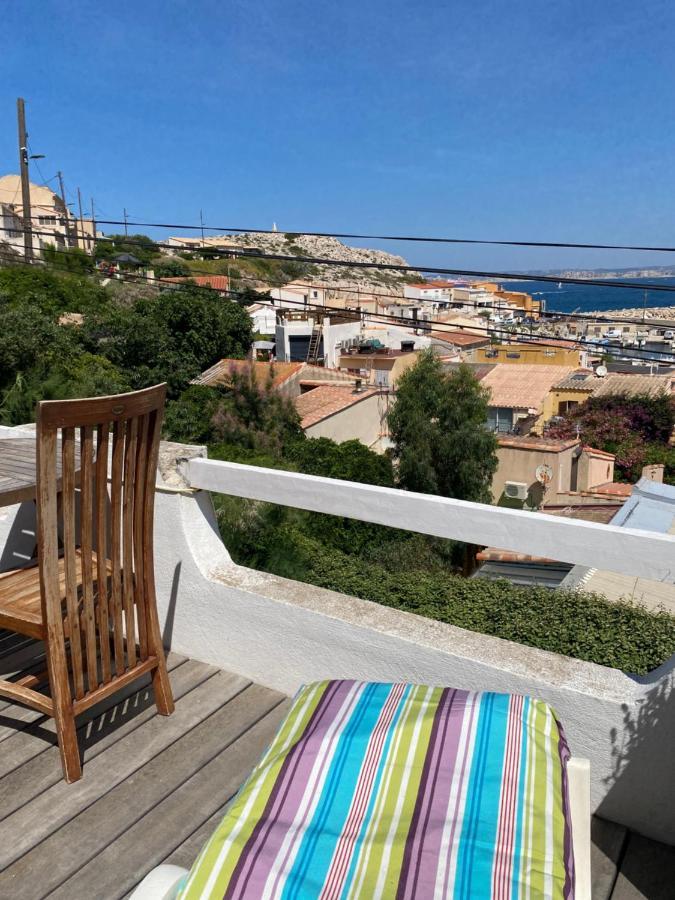 Au Coeur Du Parc National Du Massif Des Calanques, La Flibuste Des Goudes, Maison 2 Chambres, Climatisee, Jardins, Solarium, Proche Plage, Large Vue Mer 马赛 外观 照片
