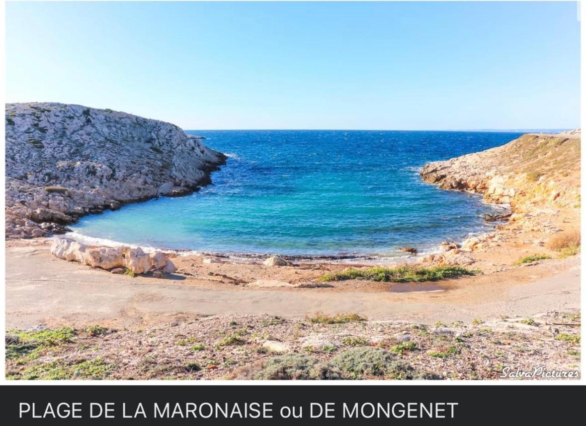 Au Coeur Du Parc National Du Massif Des Calanques, La Flibuste Des Goudes, Maison 2 Chambres, Climatisee, Jardins, Solarium, Proche Plage, Large Vue Mer 马赛 外观 照片