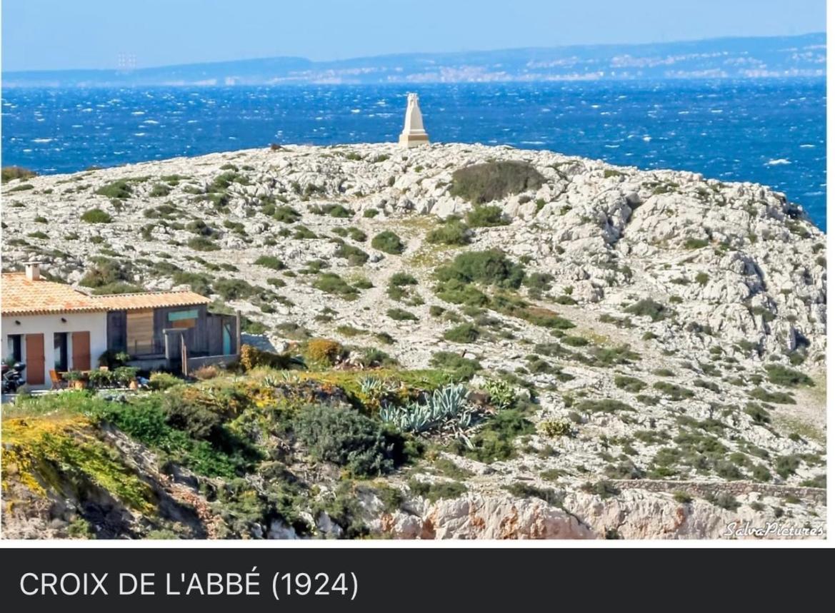 Au Coeur Du Parc National Du Massif Des Calanques, La Flibuste Des Goudes, Maison 2 Chambres, Climatisee, Jardins, Solarium, Proche Plage, Large Vue Mer 马赛 外观 照片