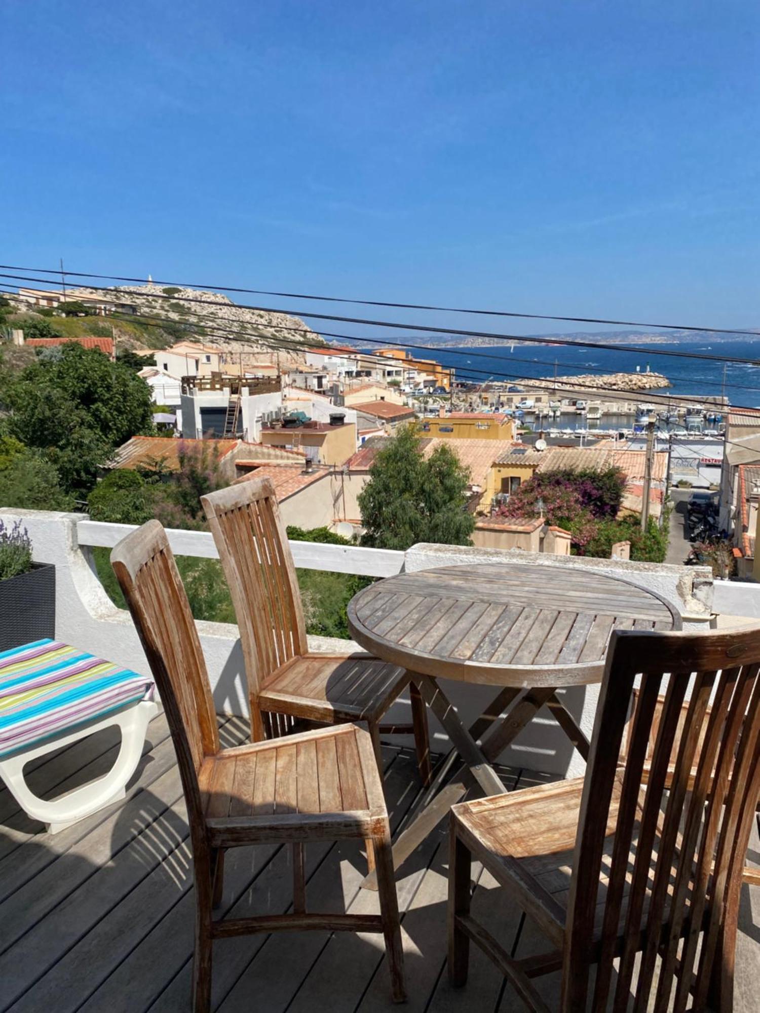 Au Coeur Du Parc National Du Massif Des Calanques, La Flibuste Des Goudes, Maison 2 Chambres, Climatisee, Jardins, Solarium, Proche Plage, Large Vue Mer 马赛 外观 照片